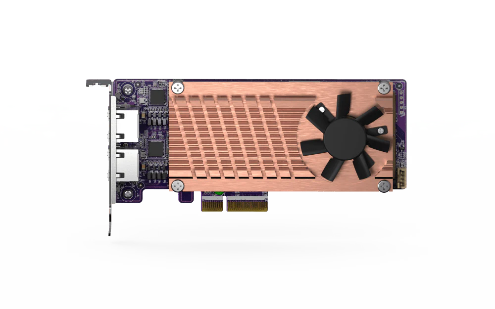 QNAP QM2-2P2G2T M.2 NVMe SSD Card with Dual 2.5GbE - Image 3