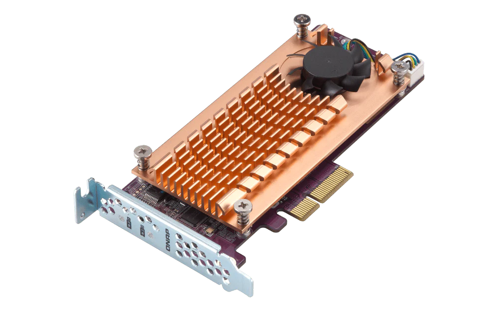 QNAP QM2-2S-220A Dual M.2 SATA SSD Expansion - Image 4