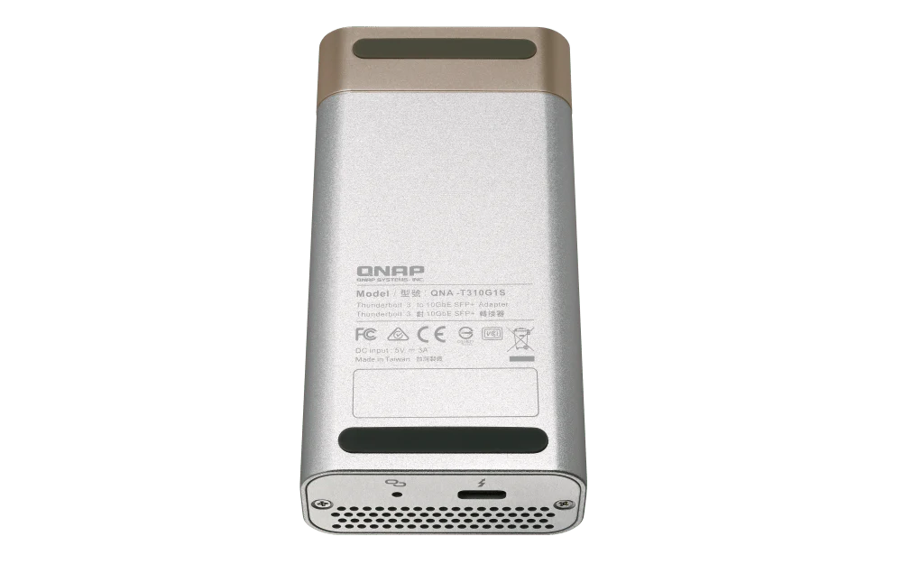 QNAP QNA-T310G1S Thunderbolt3 to 10GbE SFP+ Adapter - Image 2