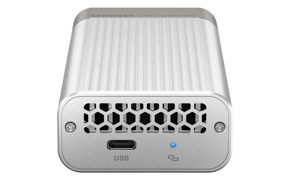 QNAP QNA-UC10G1T USB-C Thunderbolt 10GbE RJ45 Network Ethernet Adapter - Image 2