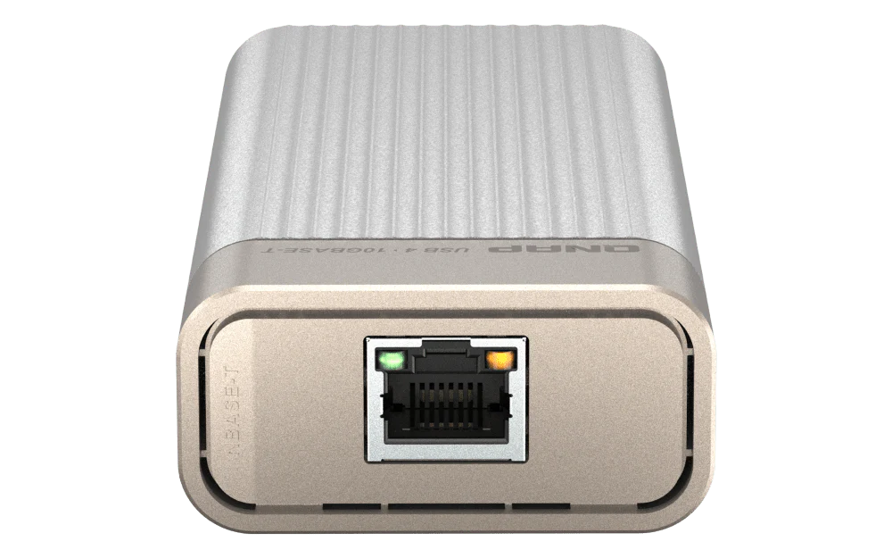 QNAP QNA-UC10G1T USB-C Thunderbolt 10GbE RJ45 Network Ethernet Adapter - Image 3