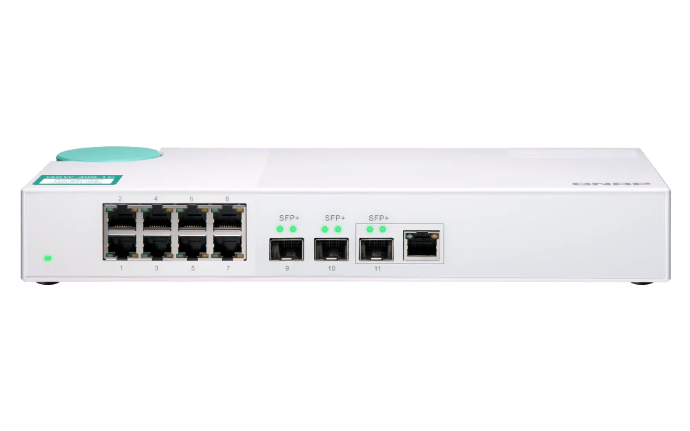 QNAP QSW-308-1C 11-Port 10Gbe Entry Networking Switch