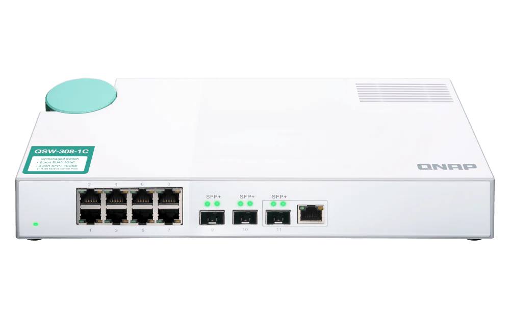 QNAP QSW-308-1C 11-Port 10Gbe Entry Networking Switch - Image 7