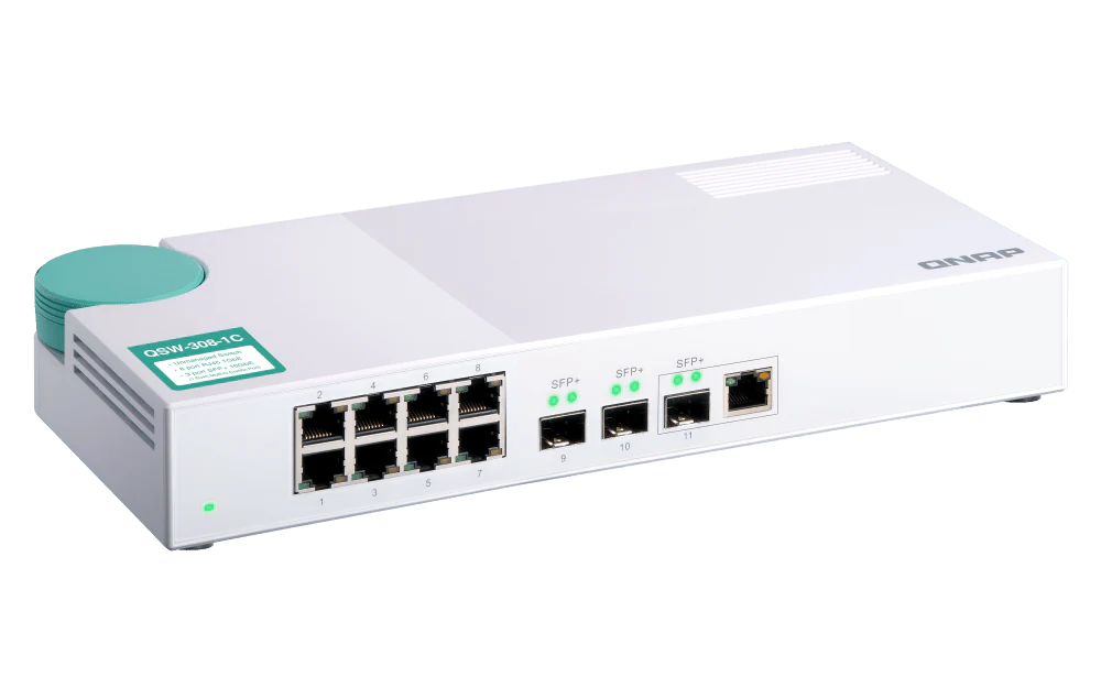QNAP QSW-308-1C 11-Port 10Gbe Entry Networking Switch - Image 8