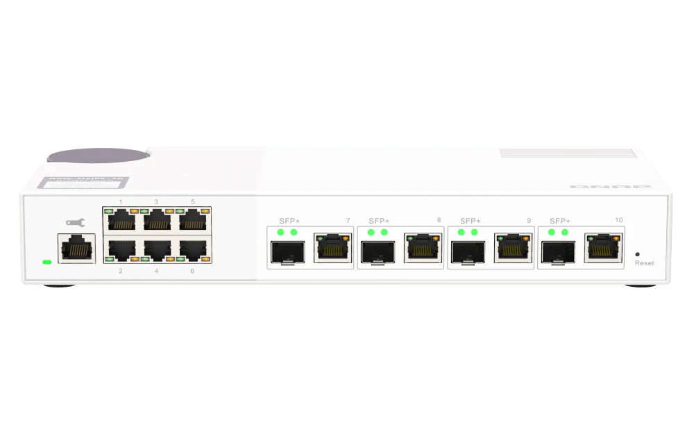 QNAP QSW-M2106-4C 10-Port 2.5/10GbE Managed Switch