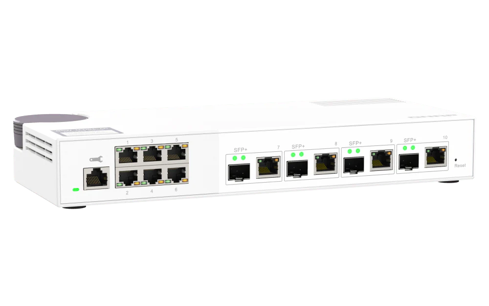 QNAP QSW-M2106-4C 10-Port 2.5/10GbE Managed Switch - Image 3