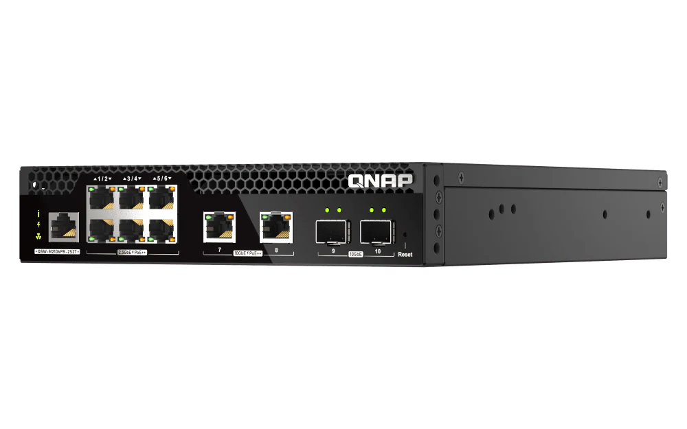 QNAP QSW-M2106PR-2S2T 10-Port 2.5/10GbE POE++ Managed Switch - Image 4