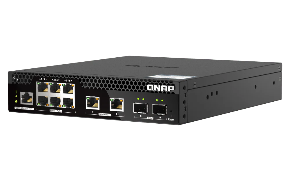 QNAP QSW-M2106PR-2S2T 10-Port 2.5/10GbE POE++ Managed Switch - Image 5