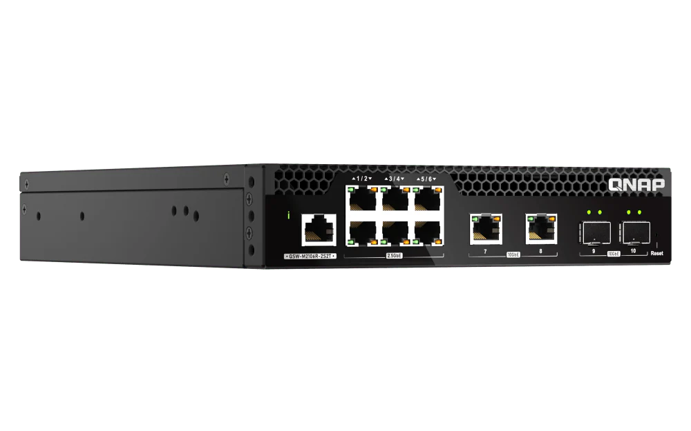 QNAP QSW-M2106R-2S2T 10-Port 2.5/10GbE POE++ Managed Switch - Image 2