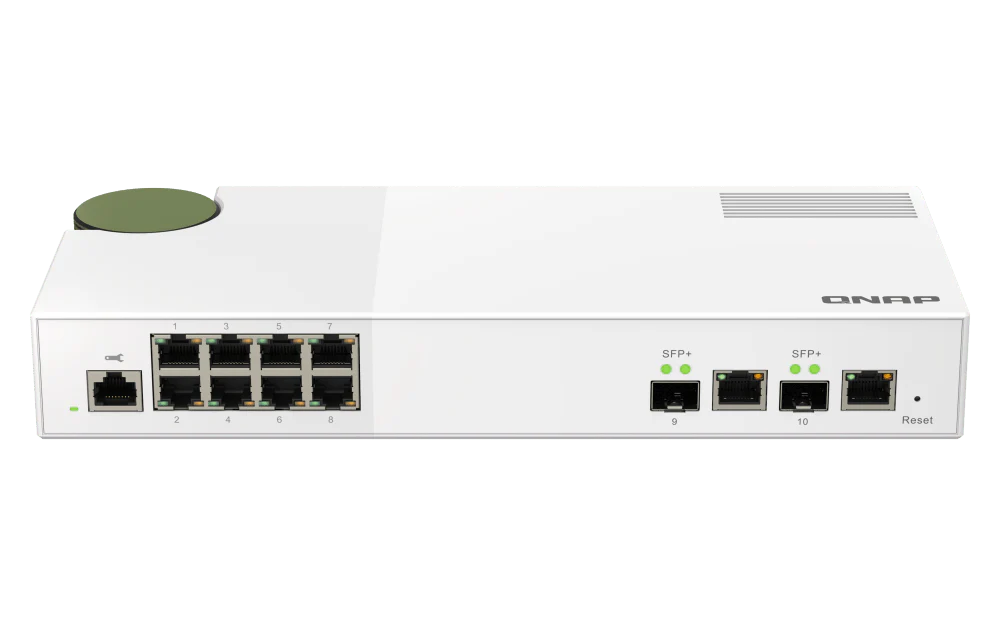 QNAP QSW-M2108-2C 10-Port 2.5/10GbE Managed Switch - Image 2