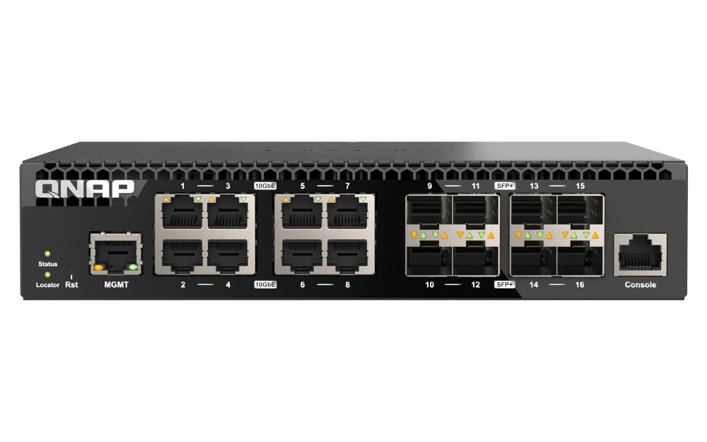 QNAP QSW-M3216R-8S8T 16-Port 10GbE Managed Switch