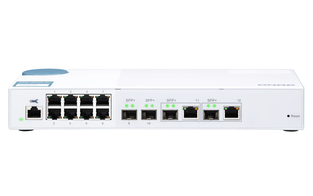 QNAP QSW-M408-2C 12-Port 1/10GbE Managed Switch