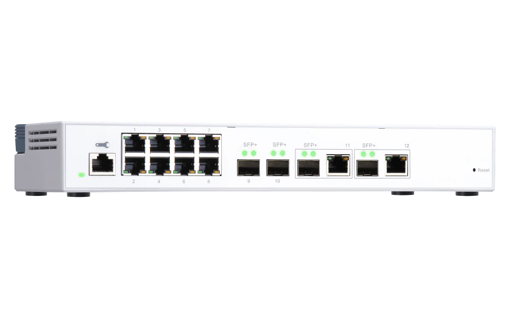 QNAP QSW-M408-2C 12-Port 1/10GbE Managed Switch - Image 3