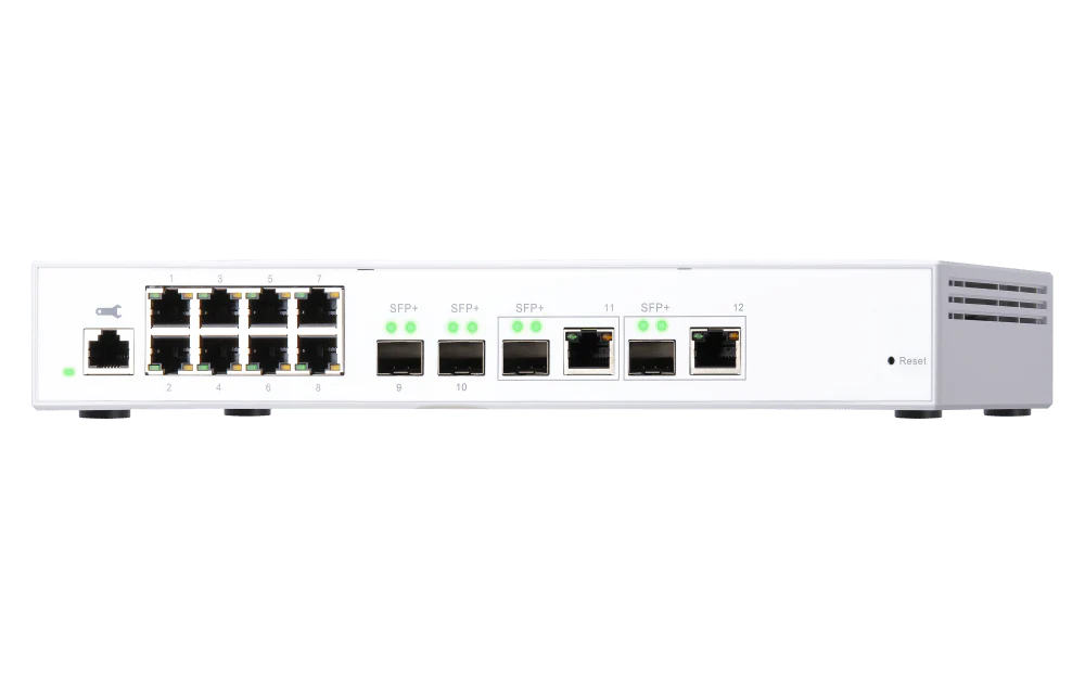 QNAP QSW-M408-2C 12-Port 1/10GbE Managed Switch - Image 4