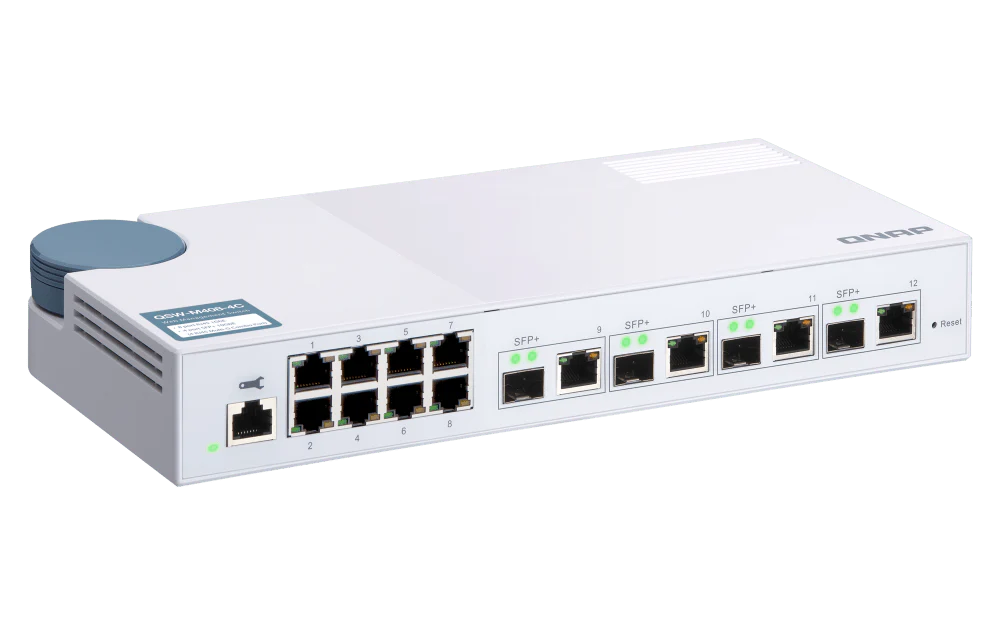 QNAP QSW-M408-4C 12-Port 1/10GbE Managed Switch - Image 4