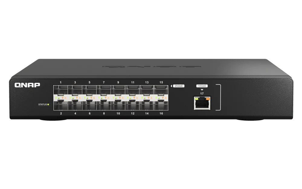 QNAP QSW-M5216-1T 17-Port 10/25Gbe Switch