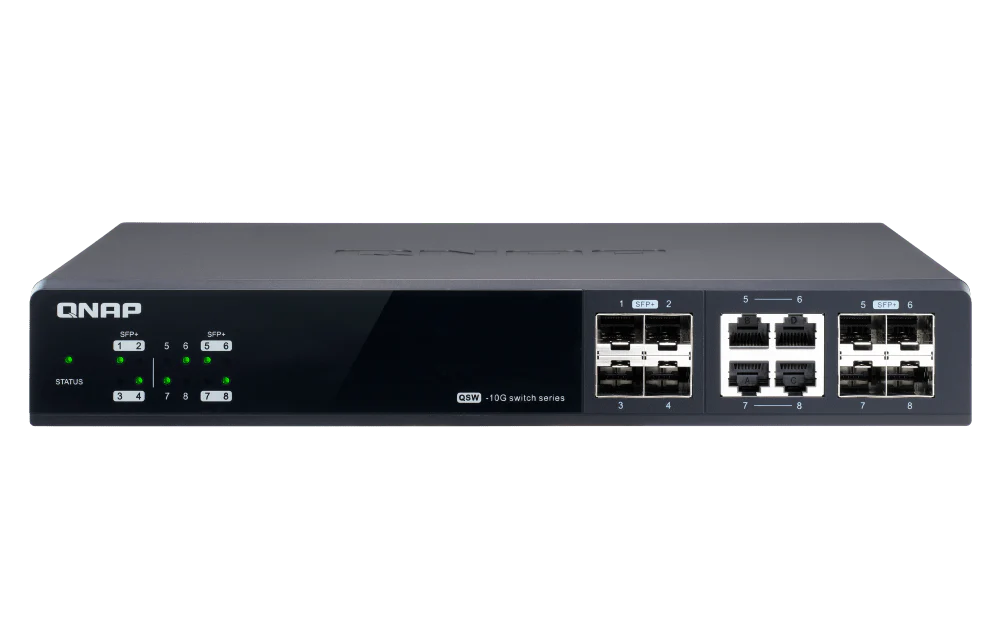 QNAP QSW-M804-4C 8-Port 10GbE Managed Switch