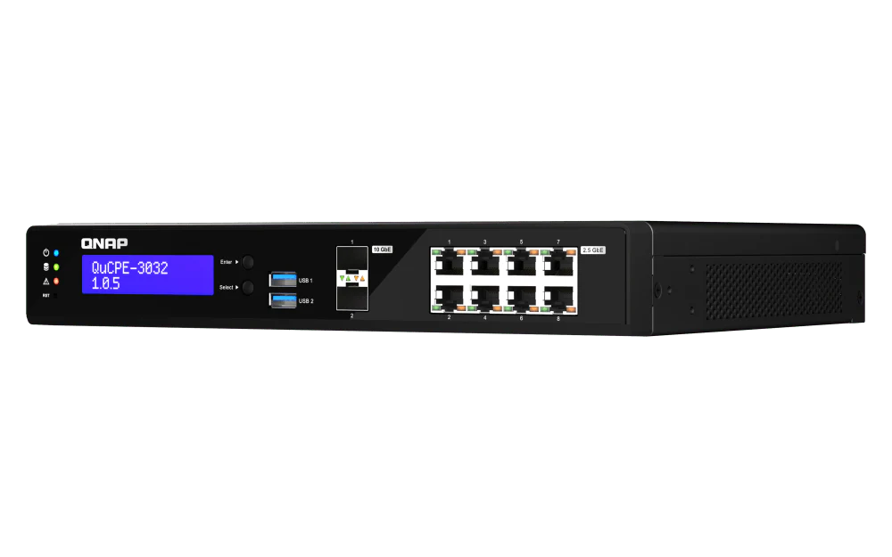 QNAP QuCPE-3032 10-Port 2.5/10Gbe Virtualization Scalable Enterprise Edge Networking Switch - Image 5