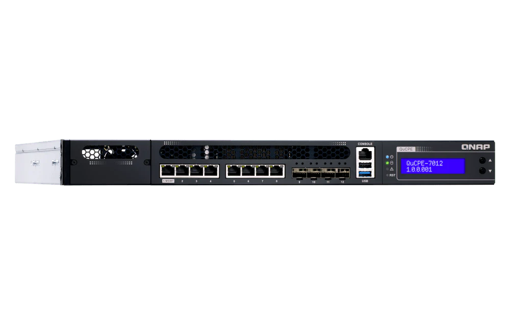 QNAP QuCPE-7012 12-Port 2.5/10Gbe Virtualization Scalable Enterprise Edge Networking Switch - Image 4