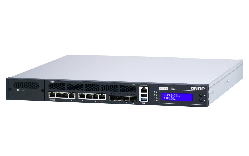 QNAP QuCPE-7012 12-Port 2.5/10Gbe Virtualization Scalable Enterprise Edge Networking Switch - Image 9