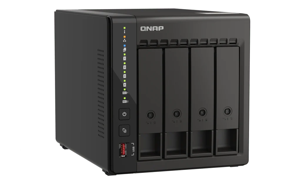 QNAP QVP-41C 4-Bay Surveillance Tower NVR - Image 4