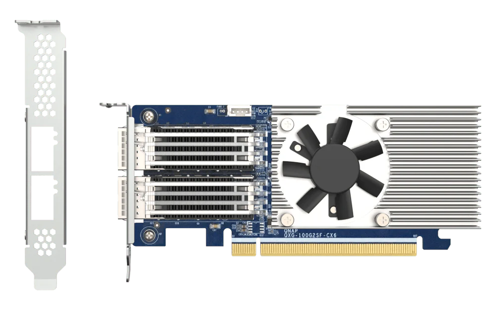 QNAP QXG-100G2SF-CX6 Dual 100GbE Network Adapter - Image 3
