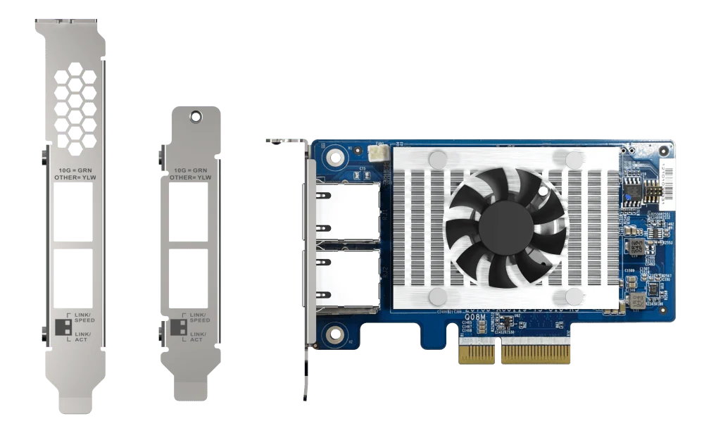 QNAP QXG-10G2T-X710 Dual 10GBASE-T 10GbE Card