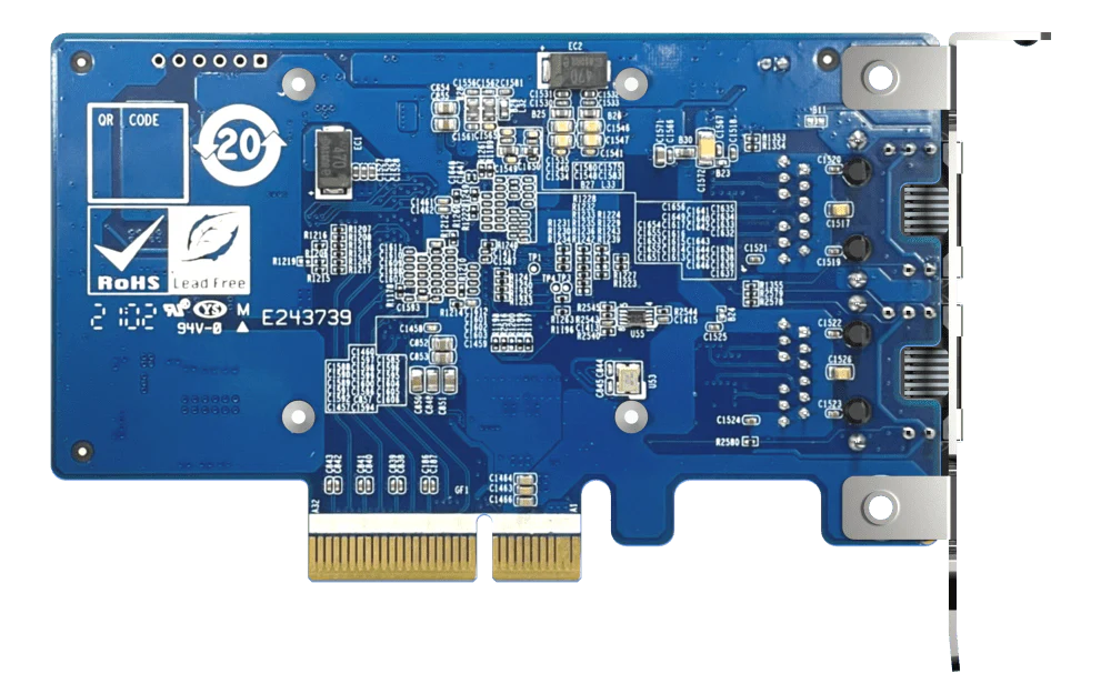 QNAP QXG-10G2T-X710 Dual 10GBASE-T 10GbE Card - Image 5