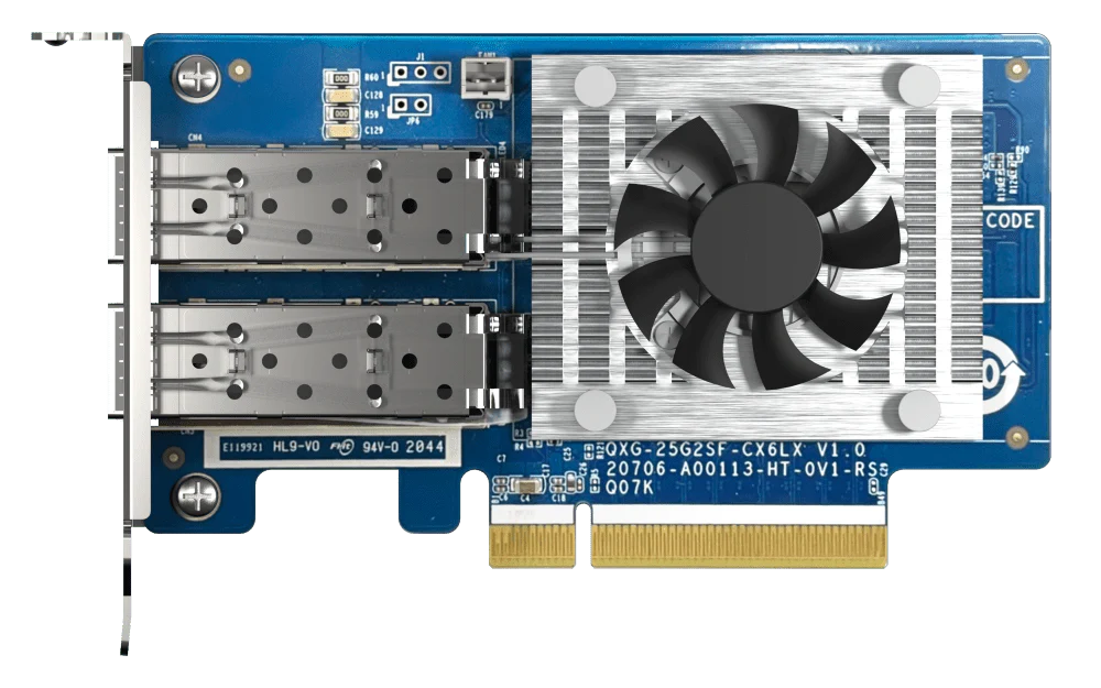 QNAP QXG-25G2SF-CX6 Dual-Port 25GbE Network Card - Image 2