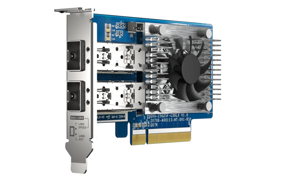 QNAP QXG-25G2SF-CX6 Dual-Port 25GbE Network Card - Image 3