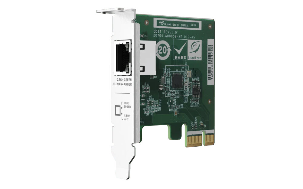 QNAP QXG-2G1T-I225 Single Port 2.5GbE Network Card - Image 3