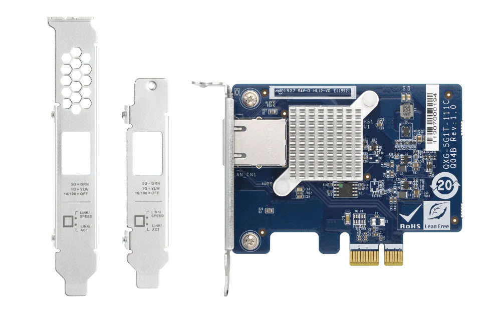 QNAP QXG-5G1T-111C 5GbE Multi-Gig Expansion Card