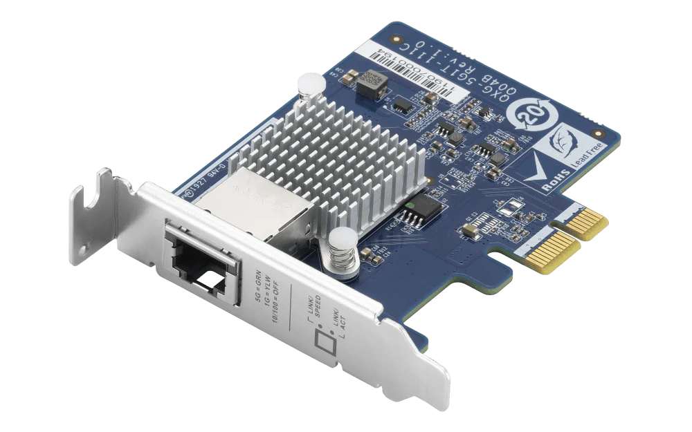 QNAP QXG-5G1T-111C 5GbE Multi-Gig Expansion Card - Image 2