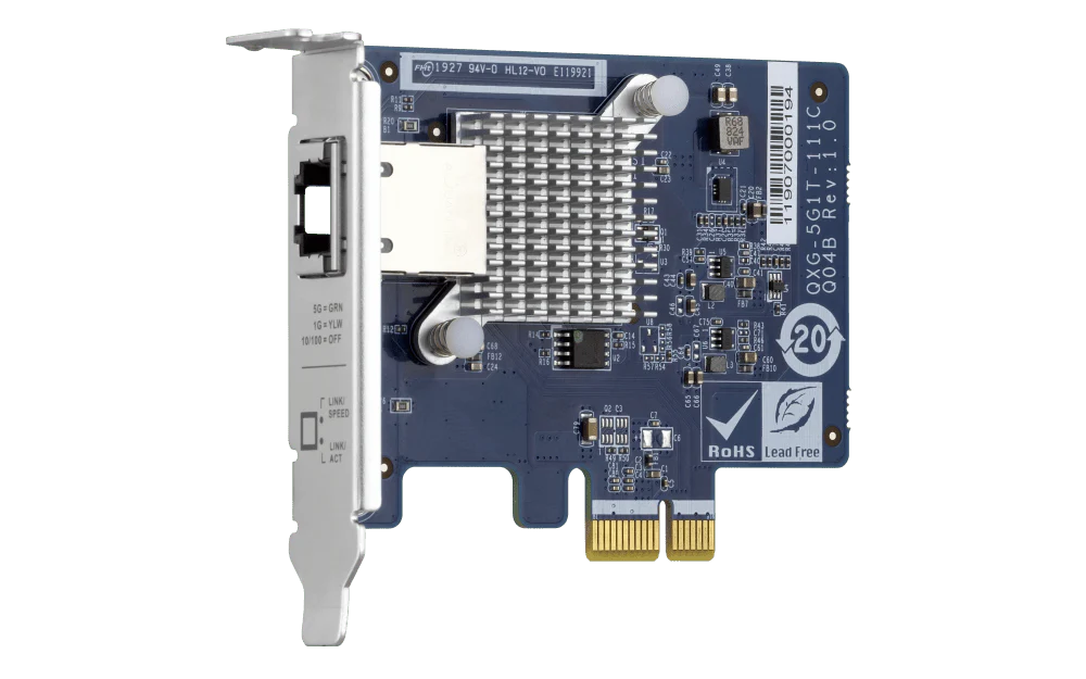 QNAP QXG-5G1T-111C 5GbE Multi-Gig Expansion Card - Image 4