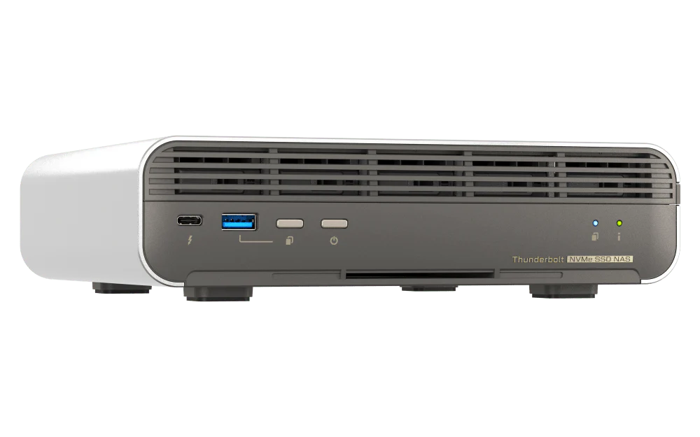 QNAP TBS-h574TX 5-Bay Thunderbolt All-Flash NASBook Tower NAS - Image 3