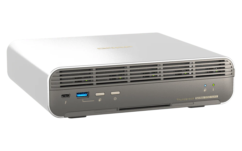 QNAP TBS-h574TX 5-Bay Thunderbolt All-Flash NASBook Tower NAS - Image 4