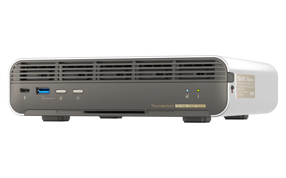 QNAP TBS-h574TX 5-Bay Thunderbolt All-Flash NASBook Tower NAS - Image 5