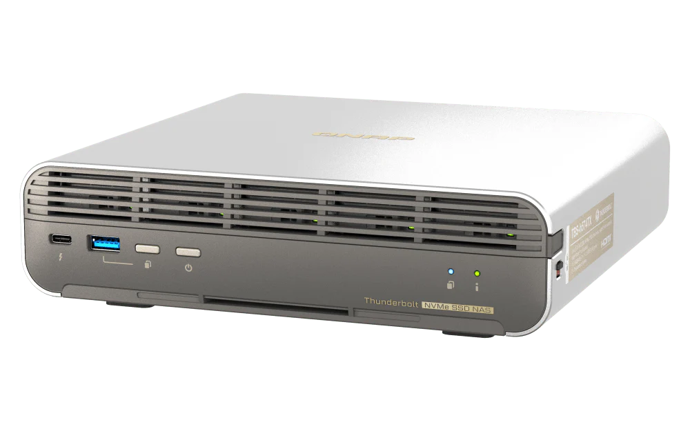QNAP TBS-h574TX 5-Bay Thunderbolt All-Flash NASBook Tower NAS - Image 6