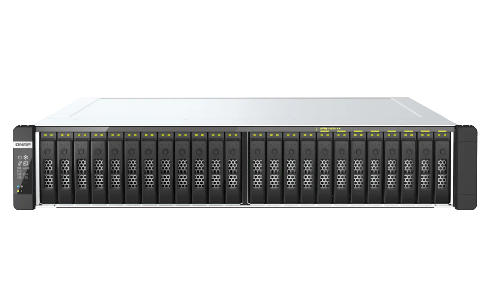 QNAP TDS-h2489FU-R2 24-Bay Dual-Processor All-Flash Rackmount NAS - Image 2