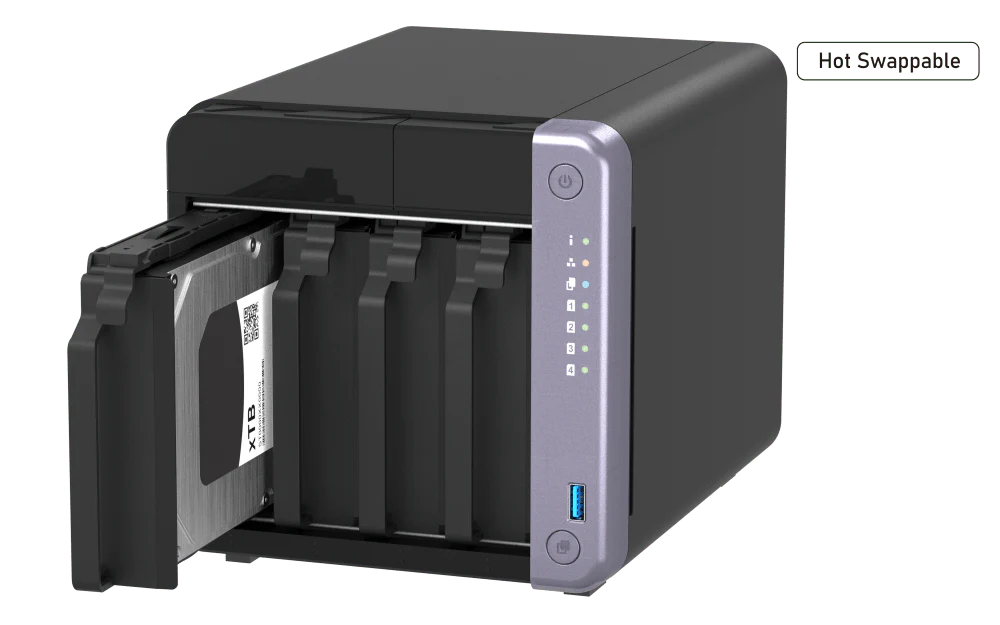 QNAP TS-432X 4-Bay 2.5GbE/10GbE Tower NAS - Image 7