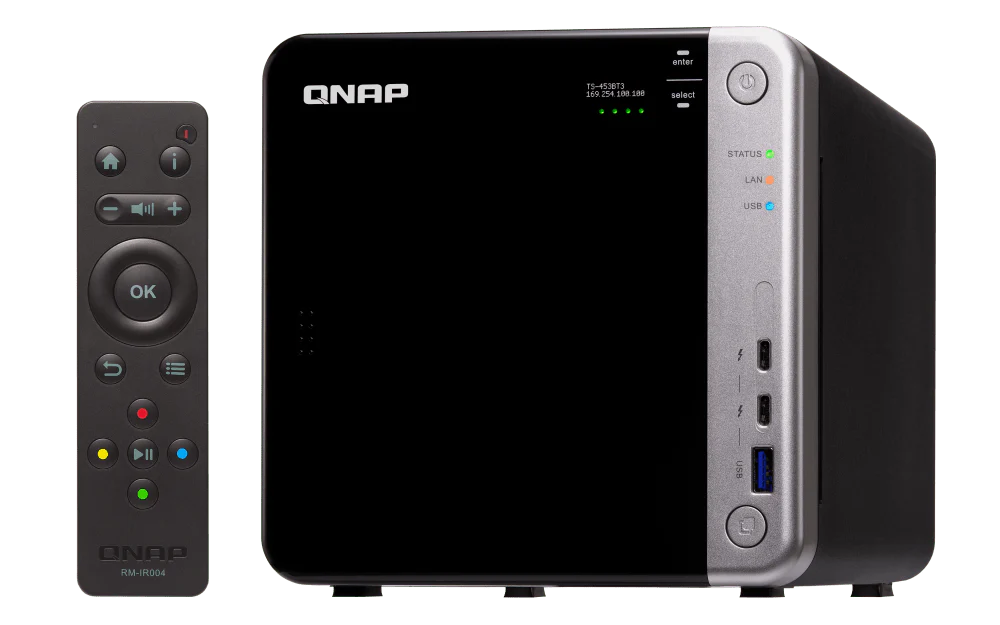 QNAP TS-453BT3 4-Bay Thunderbolt 10GbE Tower NAS