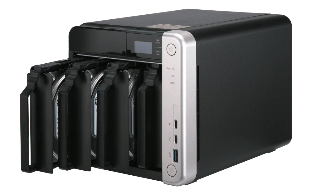 QNAP TS-453BT3 4-Bay Thunderbolt 10GbE Tower NAS - Image 3