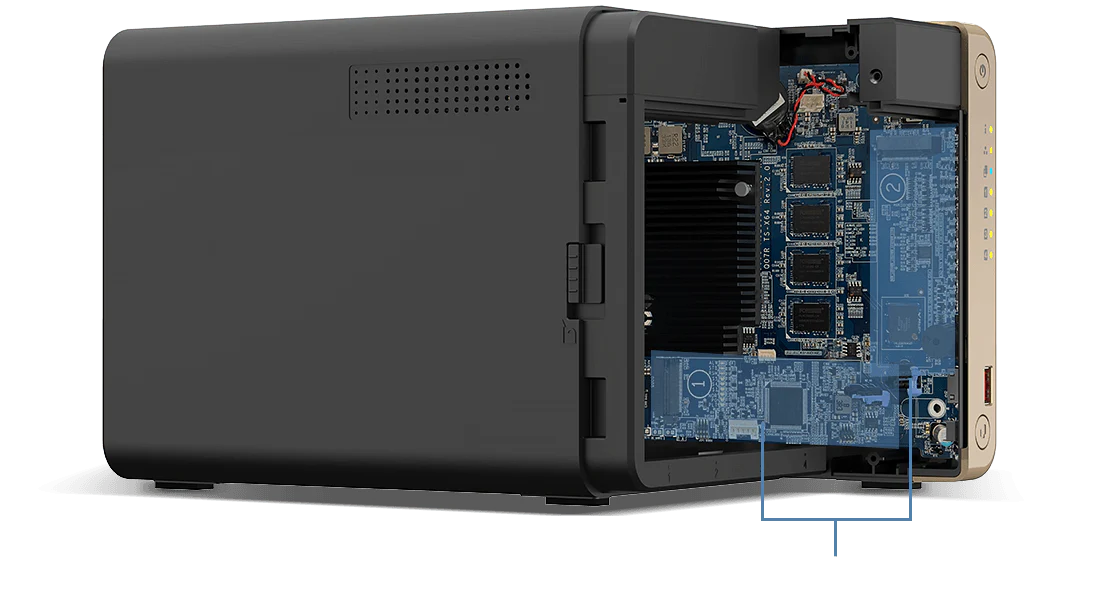 QNAP TS-464 TS-x64 Series 4-Bay Dual 2.5GbE Tower NAS - Image 8