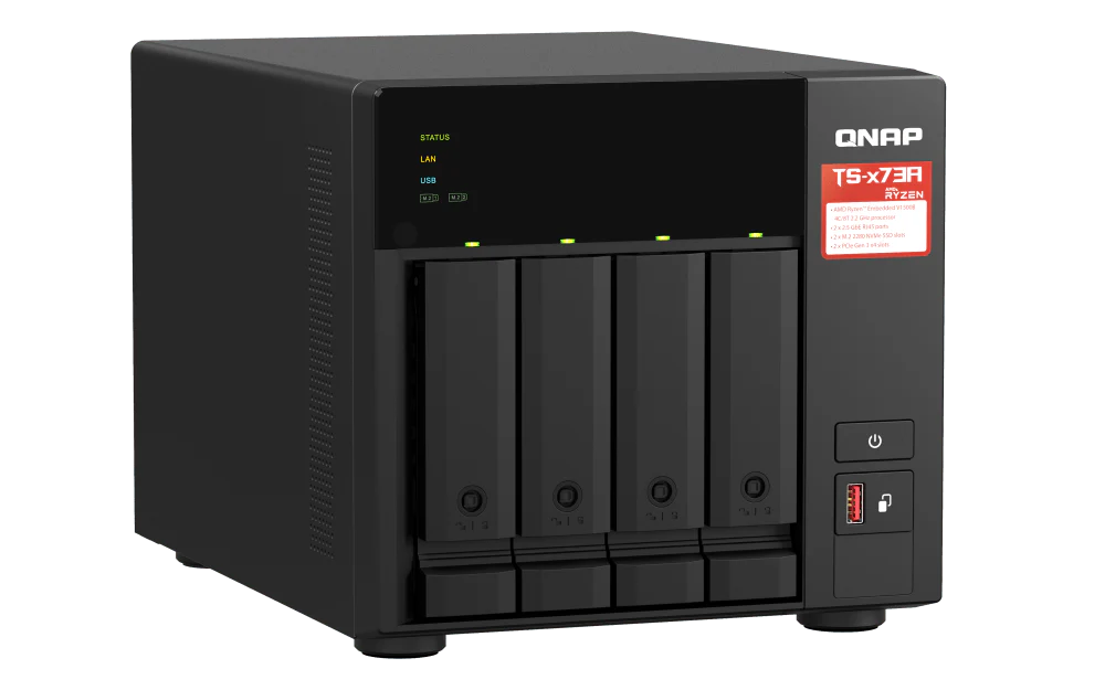 QNAP TS-473A TS-x73A Series 4-Bay Tower NAS - Image 3