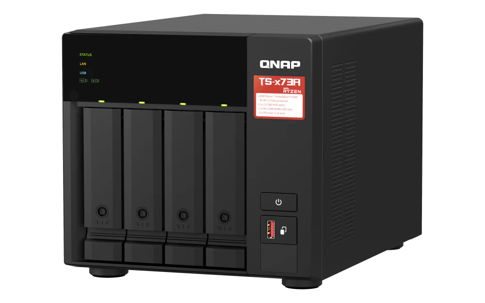 QNAP TS-473A TS-x73A Series 4-Bay Tower NAS - Image 4