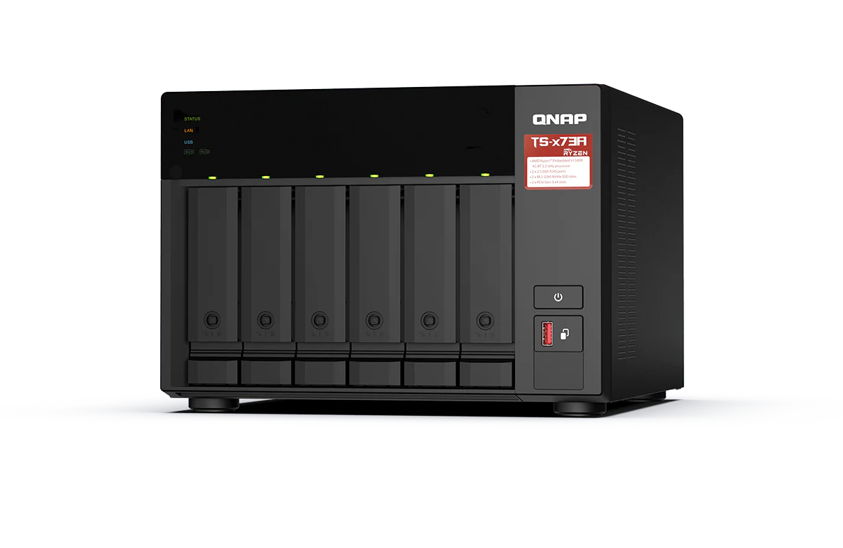 QNAP TS-673A TS-x73A Series 6-Bay Tower NAS - Image 8