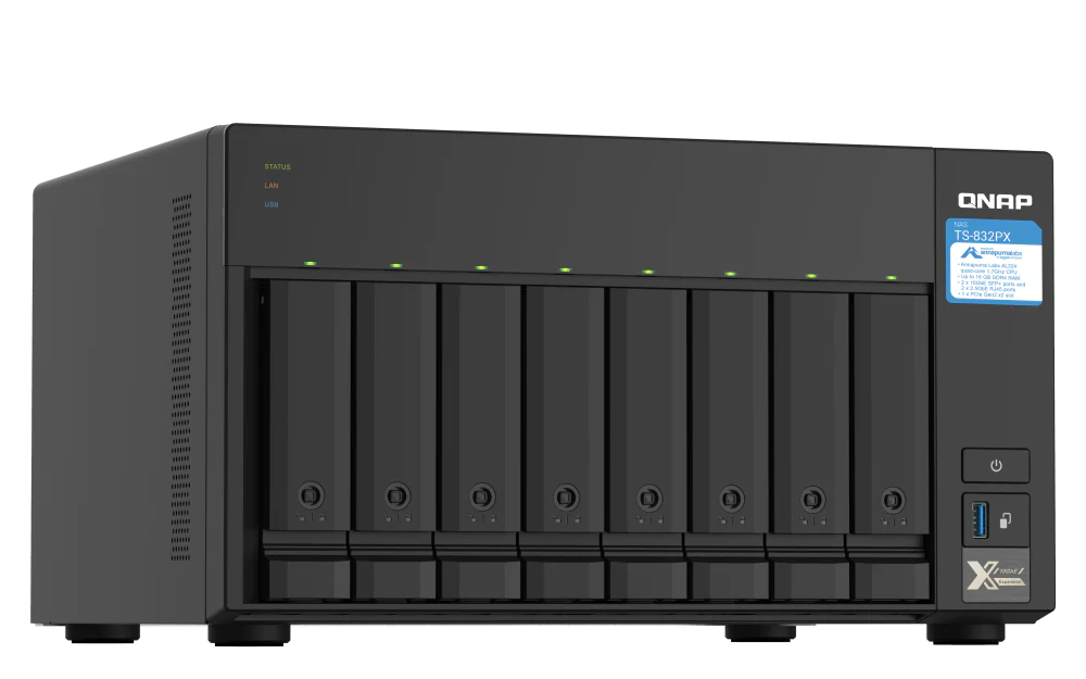 QNAP TS-832PX 8-Bay Tower NAS - Image 2