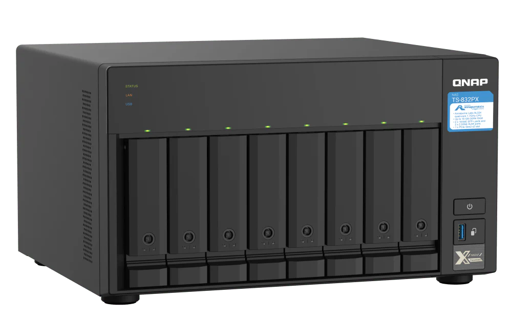 QNAP TS-832PX 8-Bay Tower NAS - Image 4
