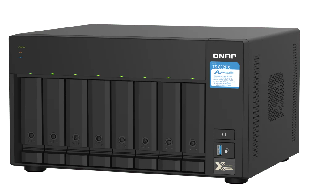 QNAP TS-832PX 8-Bay Tower NAS - Image 5