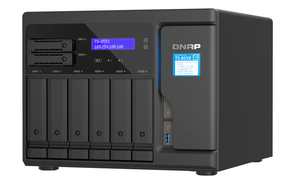 QNAP TS-855X 8-Bay Tower NAS - Image 3